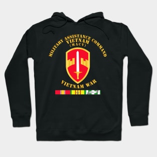 Military Assistance Cmd Vietnam - MACV - Vietnam War w SVC Hoodie